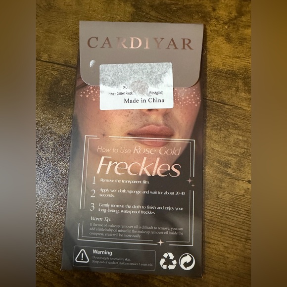 Makeup Patches. Rose Gold Speckles. - Picture 2 of 2